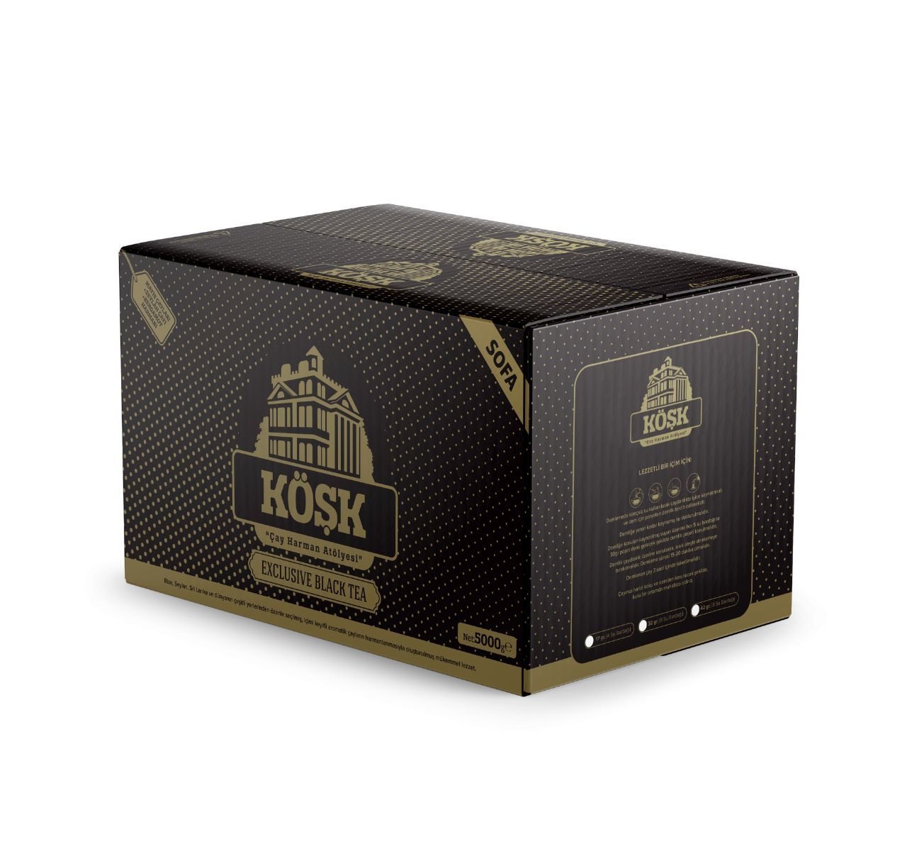 Köşk çayı SOFA serisi 5kg koli